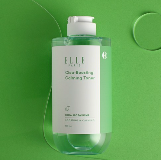 ELLE PARIS Cica-Boosting Calming Toner, 500ml