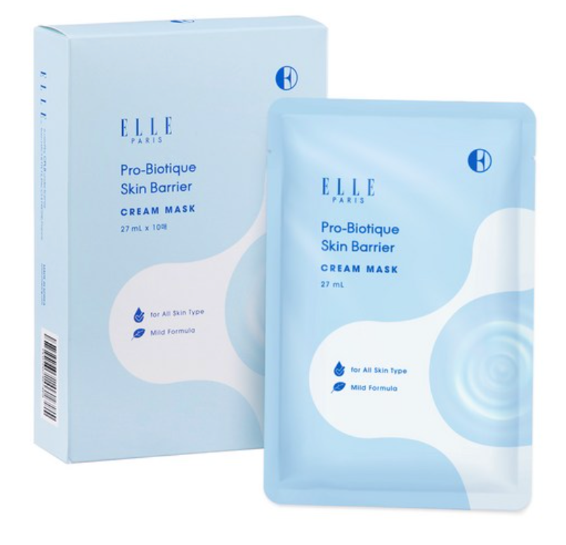 ELLE PARIS Probiotique Ceramide Cream Mask, Pack of 10